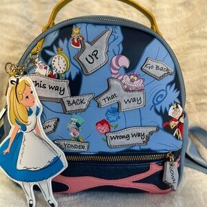 Danielle Nicole Alice in Wonderland mini backpack